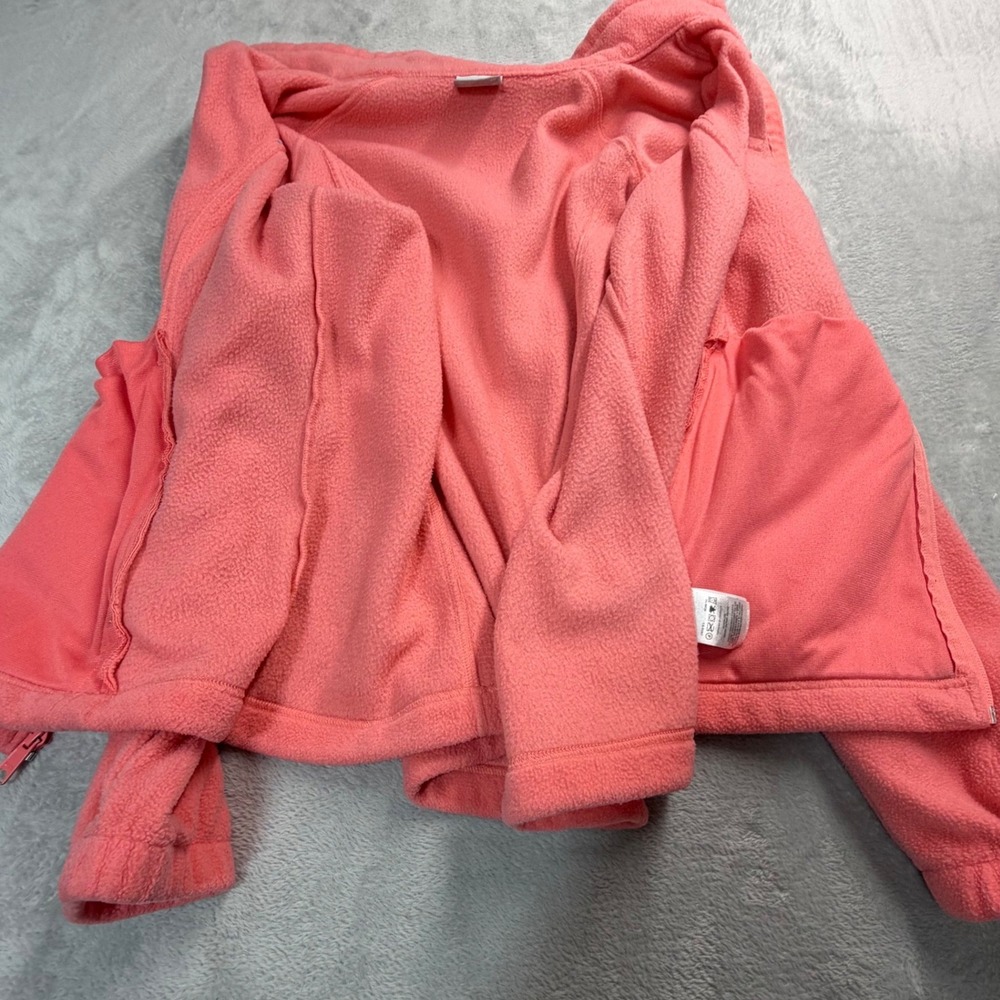 Columbia Jacket Womens 2X Pink Sawyer Rapids Full Zip Fleece Long Sleeve - Picture 7 of 10